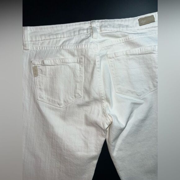 Paige Skyline Ankle Peg Jeans in White Size 30 EUC - Picture 8 of 12